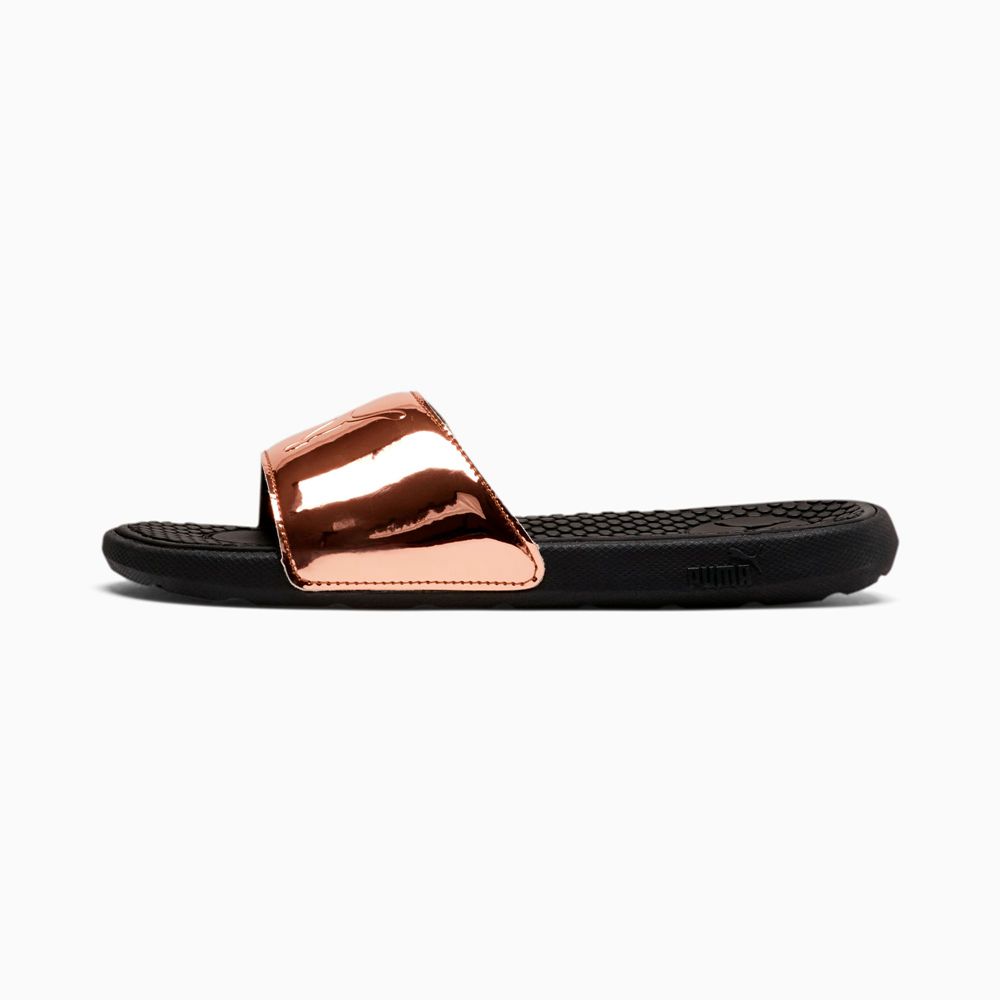 Puma Cool Cat Sport Foil Női Papucs - Fekete ( Hungary - DTFXJ9462 )
